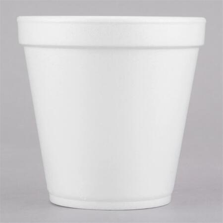 DART CONTAINER Cpc 16 Oz Customizable Medium Squat Foam Food Bowl, White, 500Pk 16MJ20  CPC